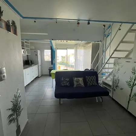 Mezzanine, 5 Pers, Animaux, Parking - Cap D'agde - Fr-1-749-97 Apartament